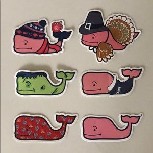 Vineyard Vines Whale Stickers - Group of 6